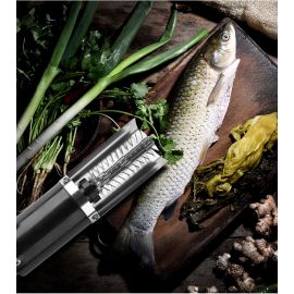 مكشطة كهربائية من الفولاذ المقاوم للصدأ لإزالة قشور السمك مقاومه للماء