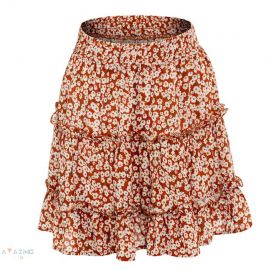 تنوره رقيقه بنمط زهور 