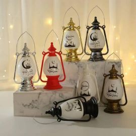 فانوس صغير لزينه رمضان بكتابه رمضان كريم بطاريات 