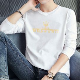  سويت شرت صوفية برقبه دائريه عصرية  للرجال باكمام طويله