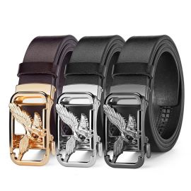 حزام جلدي رجالي من سبائك النسر حزام رجالي بإبزيم