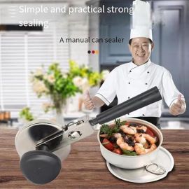 أداة إغلاق العلب ،آلة إغلاق يدوية منزلية