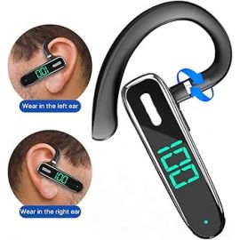 سماعة بلوتوث معلقة على الأذن YYK-530 مع شاشة رقمية وعمر بطارية طويل