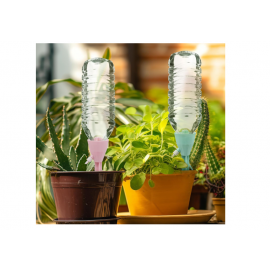 جهاز الري بالتنقيط الأوتوماتيكي تسرب المياه المنزلية قطعتين