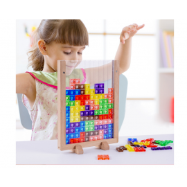 لعبة ذكاء ، لعبة مكعبات للبناء تعليمية للأطفال 