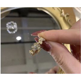 خاتم مفتوح بنمط فراشات