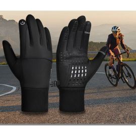 قفازات ركوب الدراجات الشتوية للرجال دافئة
