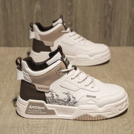 حذية رياضية عالية الكاحل للرجال بتصميم انيق