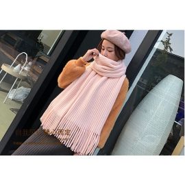 وشاح للرجال والنساء من الصوف المحبوك