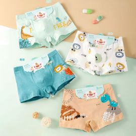 طقم سراويل داخلية بتصاميم متنوعة من الكارتون /4قطع