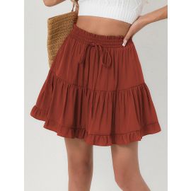 تنوره نسائي قصيره مصممه بطبقات 