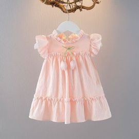 فستان قطني صيفي للرضع