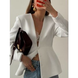 جاكيت بدلة نسائي بأكمام طويلة