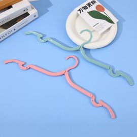 شماعة قابلة للطي رف تجفيف الملابس الداخلية غير قابل للانزلاق قطعتين