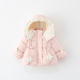 معطف شتوي مبطن بالقطن للأطفال