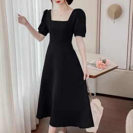 فستان نسائي صيفي بنمط فرنسي