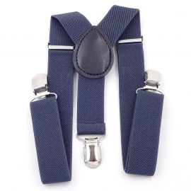 شيال قماشي مطاطي مثلث الشكل بلون سادة للأطفال