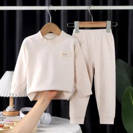 بيجامة شتوية مضاد للحساسية ولمسة ناعمة على البشرة للأطفال الرضع والأكبر سناً من القطن