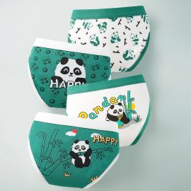 سليب داخلي من قماش القطن الطبيعي مع سبانديكس مرن / 4 قطع 