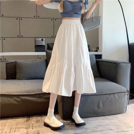 تنورة نسائي طويلة بخصر مطاطي