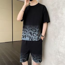 طقم ملابس رياضية صيفي بأكمام قصيرة