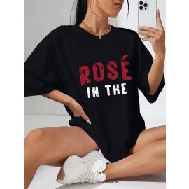 تيشيرت صيفي بستايل بسيط وجذاب يناسب الاستخدام اليومي للنساء