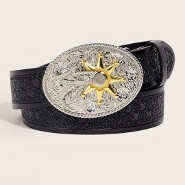 حزام من جلد البولي يوريثان للجنسين