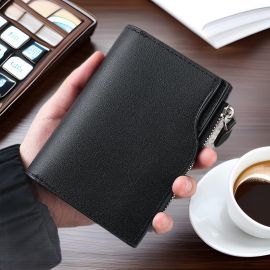 محفظة  جيب من الجلد بتصميم مثالي للجيب مع حماية متينة وطابع أنيق للرجال 