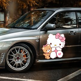 ملصقات لتعزيز مظهر السيارة بلمسات مبتكرة وسهلة التركيب والإزالة / قطعتين