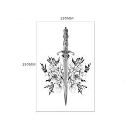 وشم مؤقت بتفاصيل دقيقة وطابع جرئ للسيدات / 4 قطع 