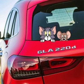 ملصقات خدش إبداعية للسيارات والمركبات الكهربائية / قطعتين