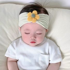 عصابة راس للاطفال مزينة بوردة