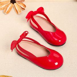 حذاء بناتي ناعمه مزين بربطة من الخلف