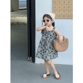 فستان بناتي صيفي علئ الطراز  الكوري 
