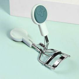 مكبس رموش معدني بمقبض سيليكوني كرتوني