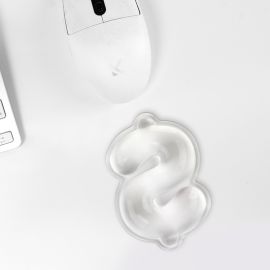 مسند معصم جل بسطح أملس ومريح بلمسة جمالية وراحة في آنٍ واحد / قطعتين