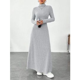 فستان نسائي شتوي طويل باكمام طويله