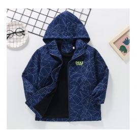 جاكت ولادي دافئ مبطن بفرو مزود بقبعه راس