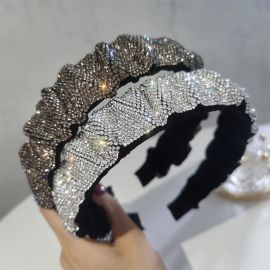 طوق شعر مرصع بااحجار الراين الصغيرة