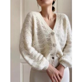 بلوزه صوف نسائي بازرار اماميه بتصميم عصري