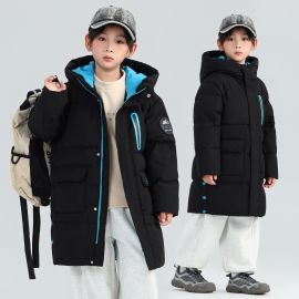 جاكيت شتوي قطني للأولاد متوسط ​​الطول 