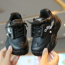 حذاء جلدي  كاجوال بنعل ناعم للجنسين