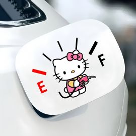 ملصق غطاء لخزان الوقود بتصميم كرتوني / قطعتين