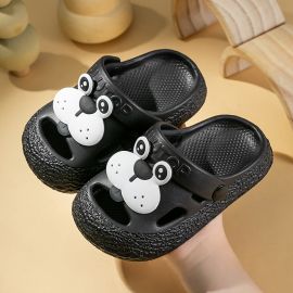 شبشب بناتي مضاد للانزلاق بسطح داخلي مريح وفتحات جانبية للتهوية