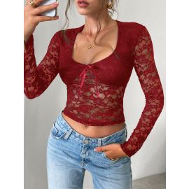 بلوزه نسائي من الدانتيل