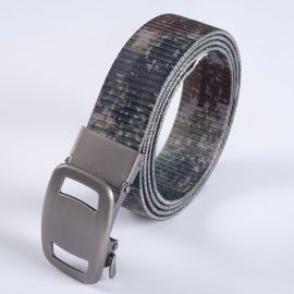 حزام عمل رجالي بإبزيم أوتوماتيكي من النايلون حزام  تمويه رجالي سميك