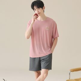 يجامه رجالي باكمام قصيره وياقه دائريه