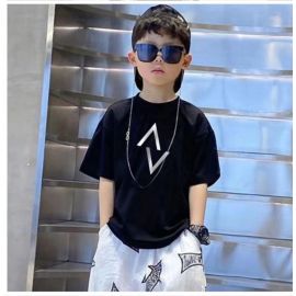 تي شيرت صيفي جديد برقبة دائرية لعام 2024 من القطن الخالص