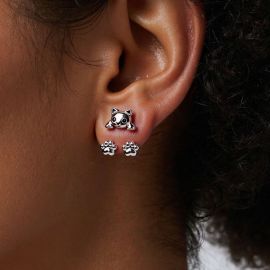 اقراط نسائي على شكل قطة