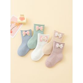 جوارب الشتاء مبطنة بالصوف للفتيات الرضع / قطعتين